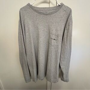 Vineyard Vines Baha Bay Classic Gray Long Sleeve Tee Men’s XL Colorful Graphic